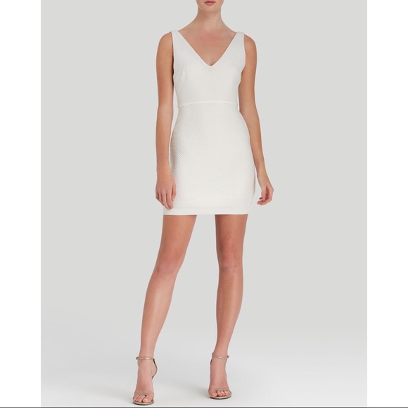 alice olivia white dress